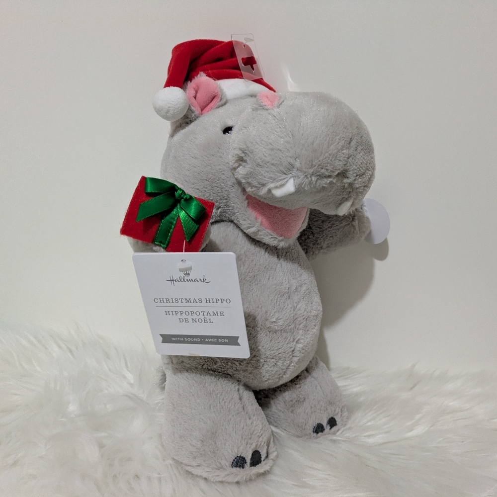 2025 Hallmark Christmas Plush I WANT A Hippopotamus For Christmas Musical New!